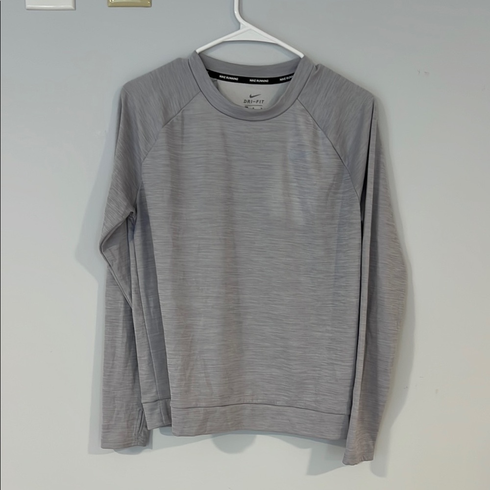 Nike Heather Gray Lightweight Crewneck Sweatshirt